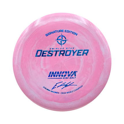 Destroyer Eveliina Salonen FPO World Champion 2024 Signature Swirly Star - Ace Disc Golf