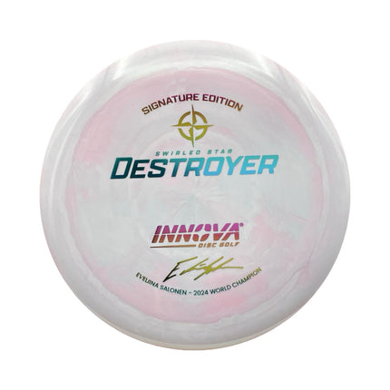 Destroyer Eveliina Salonen FPO World Champion 2024 Signature Swirly Star - Ace Disc Golf