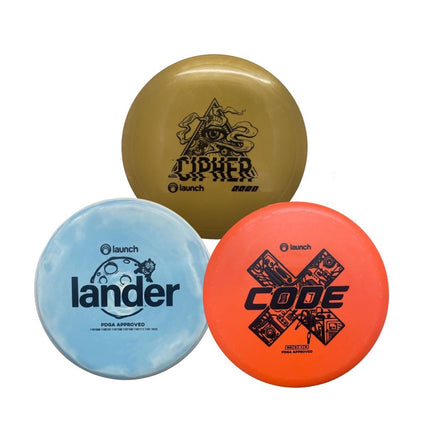 Launch 3 Disc Taster Box - Ace Disc Golf