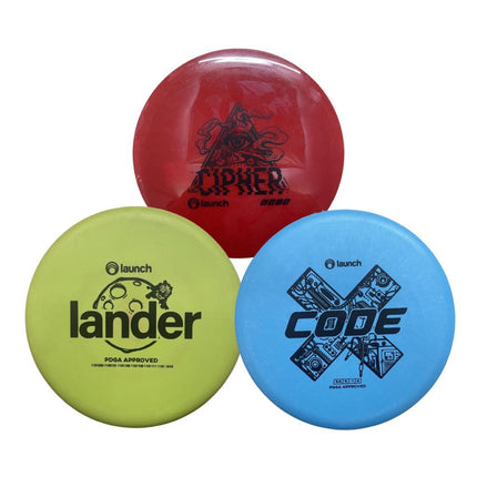 Launch 3 Disc Taster Box - Ace Disc Golf