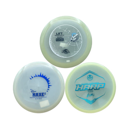 Mixed Brand 3 Disc Glow Set - Ace Disc Golf